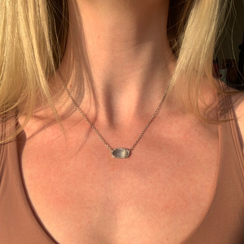 Kendra Scott Elisa Necklace in Silver